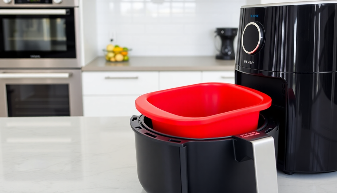 Elevate Your Air Fryer Game: Discover the Versatile Silicone Pot with Handle