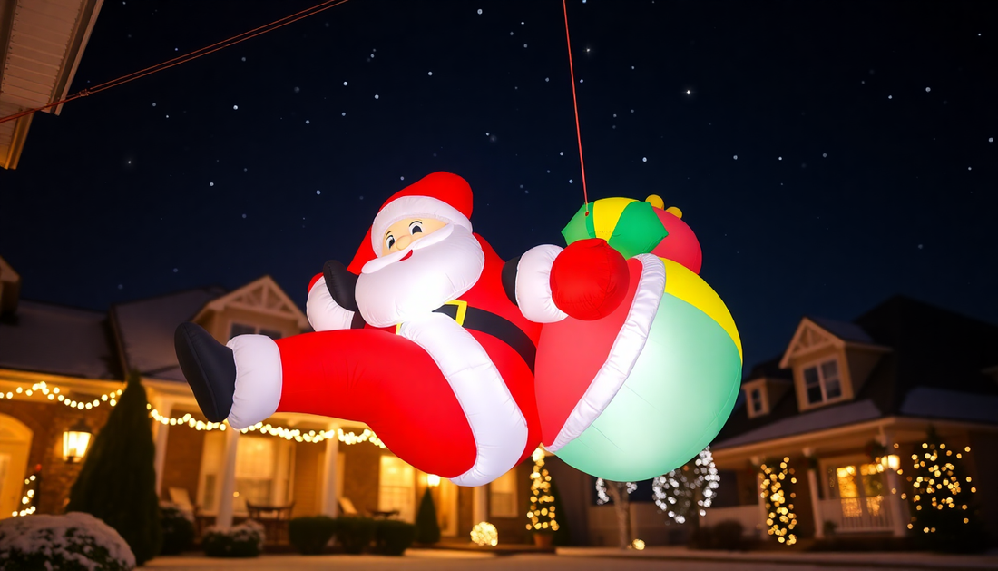 Deck Out Your Yard with This Hilarious 9 ft Lighted Christmas Inflatable Decoration