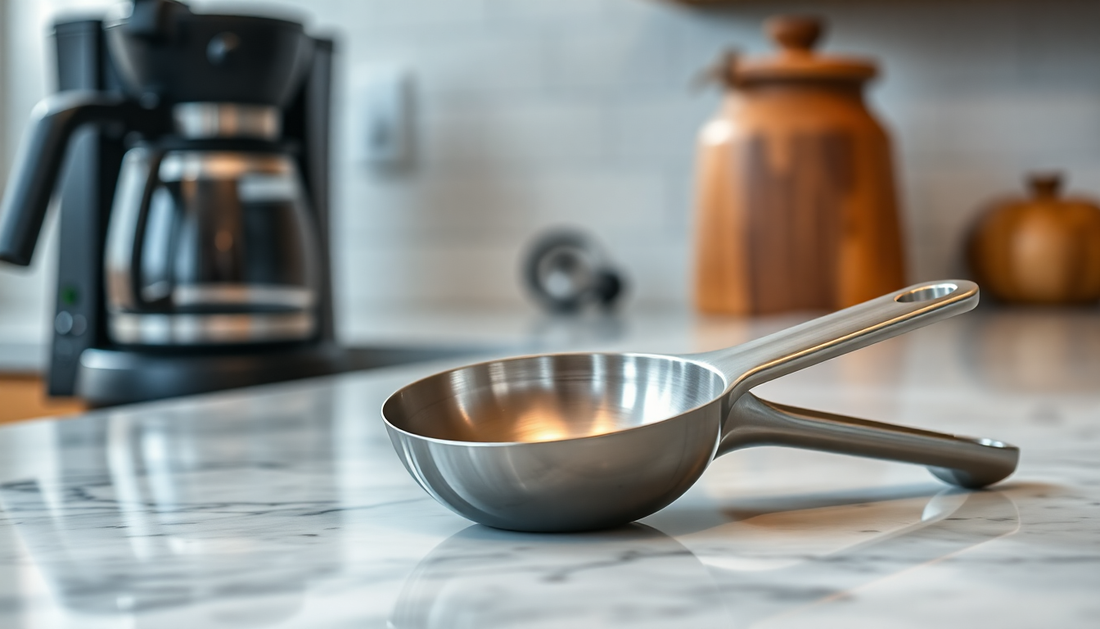 Unlock Precision in Your Coffee Routine with the 30ml Stainless Steel Measuring Scoop from DealSniper.net
