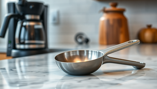Unlock Precision in Your Coffee Routine with the 30ml Stainless Steel Measuring Scoop from DealSniper.net