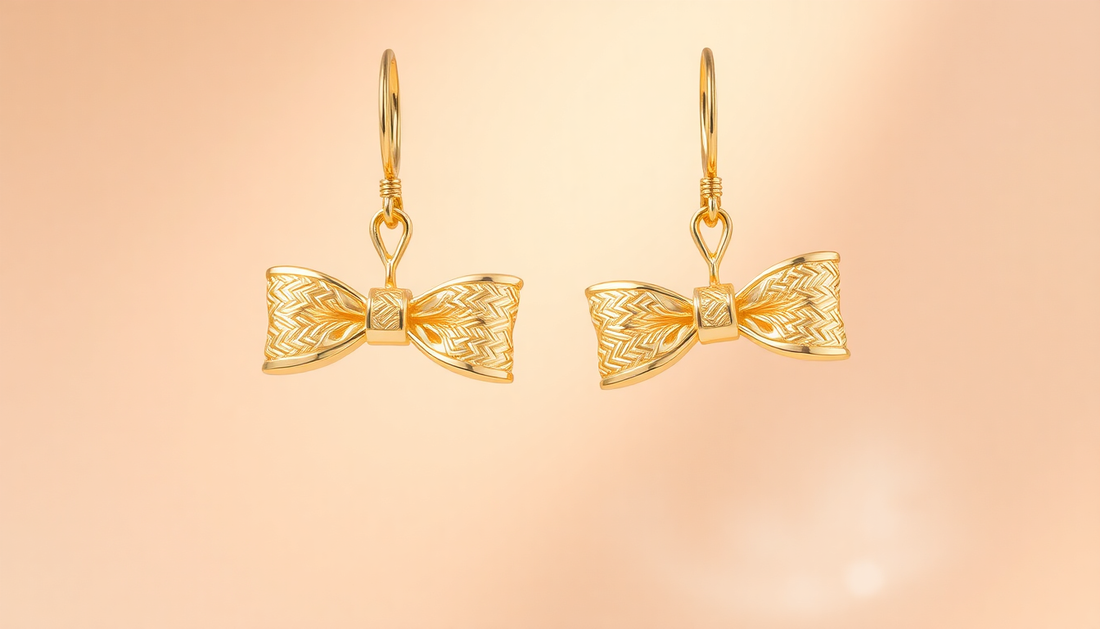 Discover the Sparkling Elegance of Stainless Steel Jewelry: Bow Earrings That Won't Tarnish