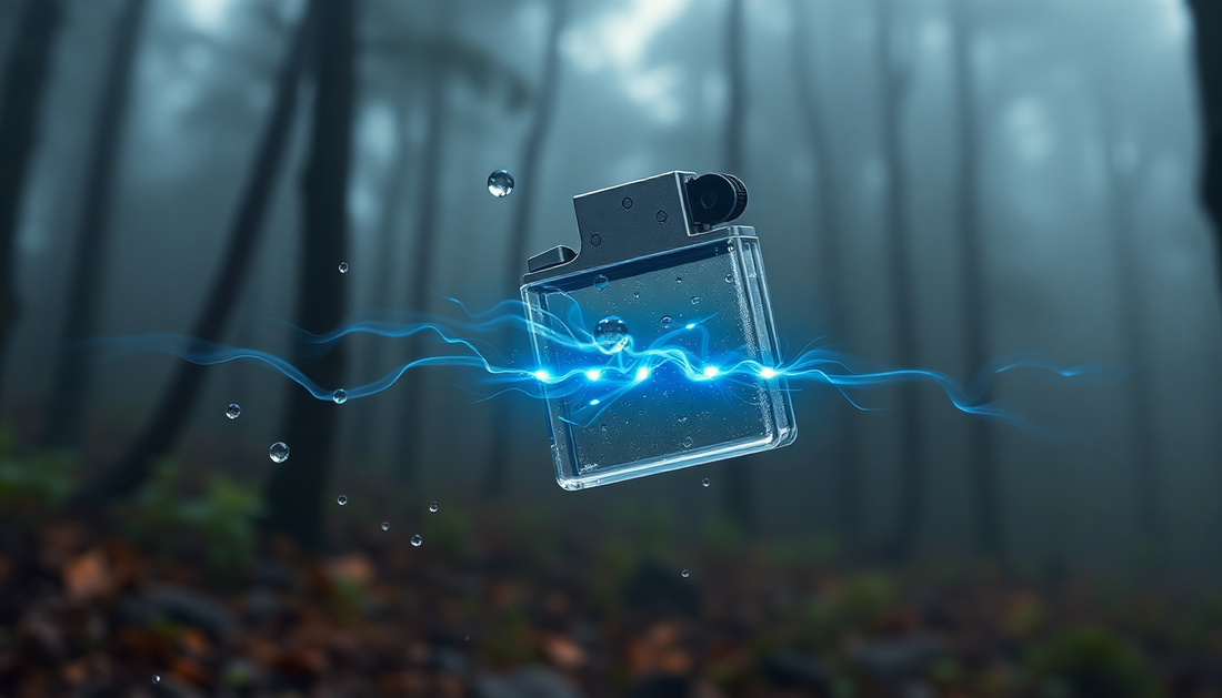 Ignite Your Outdoor Adventures with the DealSniper Transparent Shell Double Arc Lighter