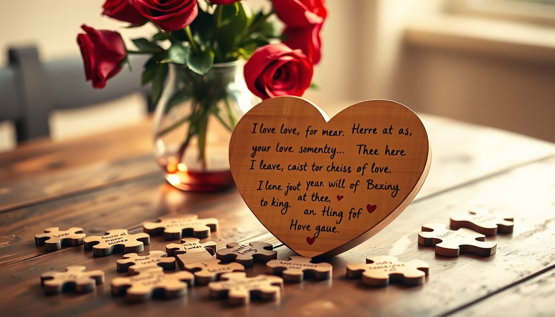 Why I Love You Wooden Heart Puzzle: The Perfect Romantic Gift