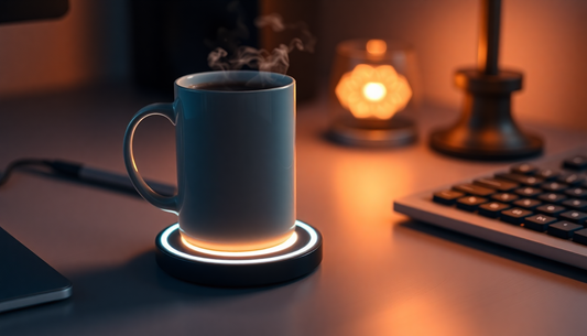 Warm Up Your Coffee with DealSniper's Smart Heating Cup Coasters