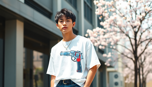Unleash Your Inner Sniper: Discover the Coolest Cartoon Pistol Tee for Men This Season
