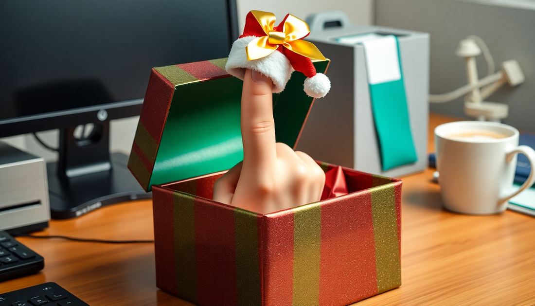 The Ultimate Christmas Prank: Giving the Middle Finger in a Box