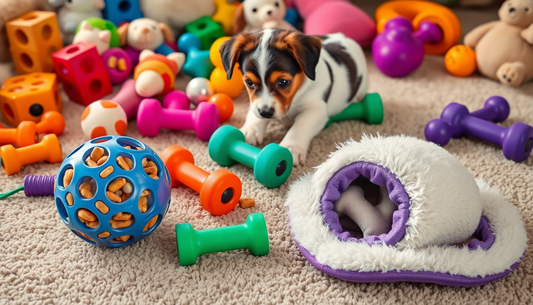 Unleash Your Pup's Inner Genius: Discover the Power of Puzzle Plush Dumbbell Snuffle Toys