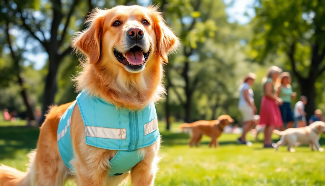 Chill Out in Style: The Ultimate Summer Dog Cooling Vest for Your Furry Friend