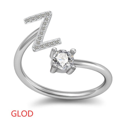 26 Letter English Rings Jewelry