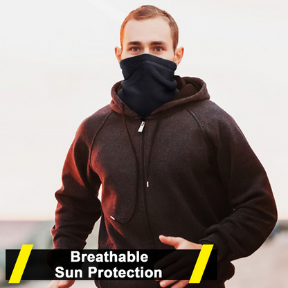 Winter Windproof Scarves Fleece Tube Scarf Mask Soft Half Face Cover SKi Snowboard Neck Warmer Gaiter Fashion Women Men Winter Fleece Face Mask Scarf Balaclava Neck Warmer Men dealsniper-net