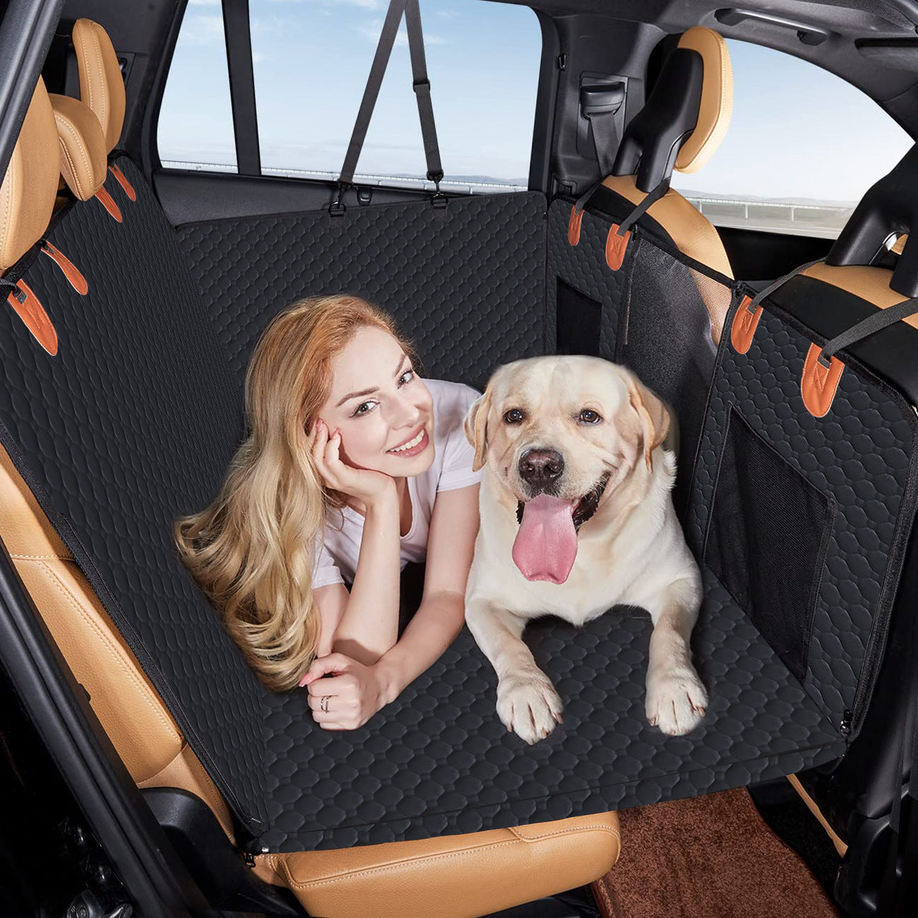 Load-bearing Lengthened Vehicle-mounted Pet Mat Travel Dog Hammock Pets dealsniper-net