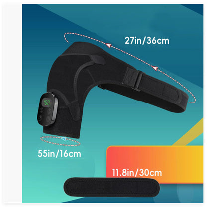 Electric Heating Red Light Therapy Shoulder Strap Health DealSniper.net Black One size