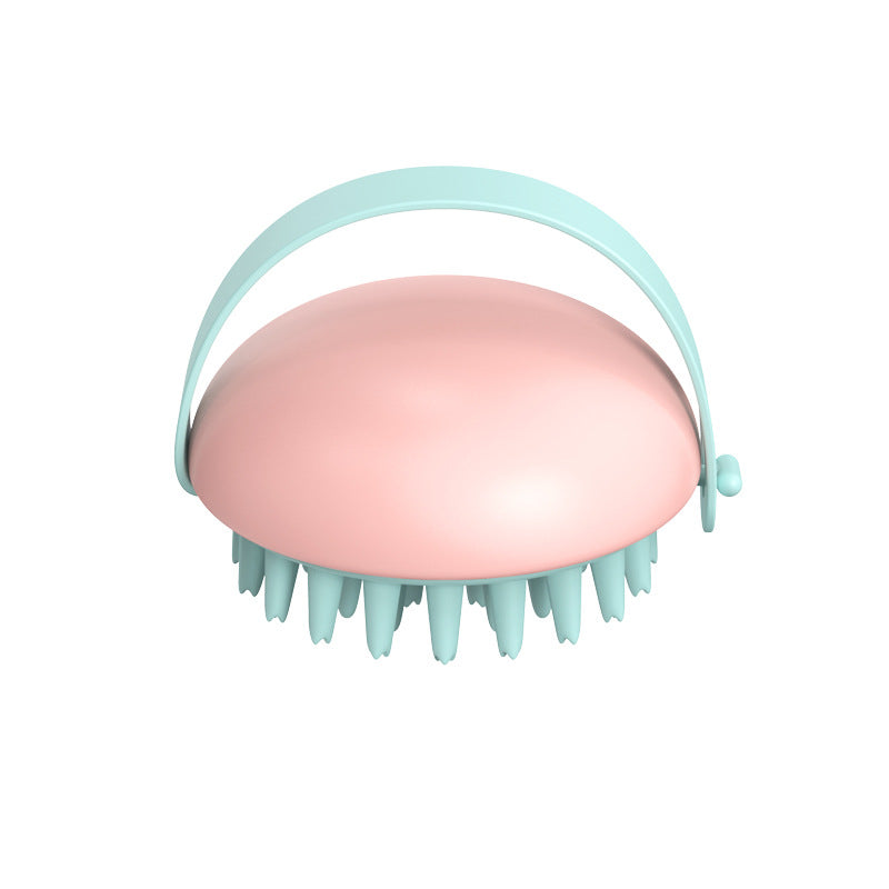 Pet Silicone Bath Massage Scrub Bath Brush Pets Gym From House Pink