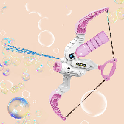 2 In 1 Bubble Gun Electric Bow And Arrow Automatic Bubble Blower Gifts Holidays dealsniper-net
