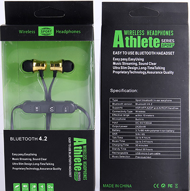 Bluetooth Headset Magnetic Movement Anti-lost Neck Hanger Electronics DealSniper.net Gold C
