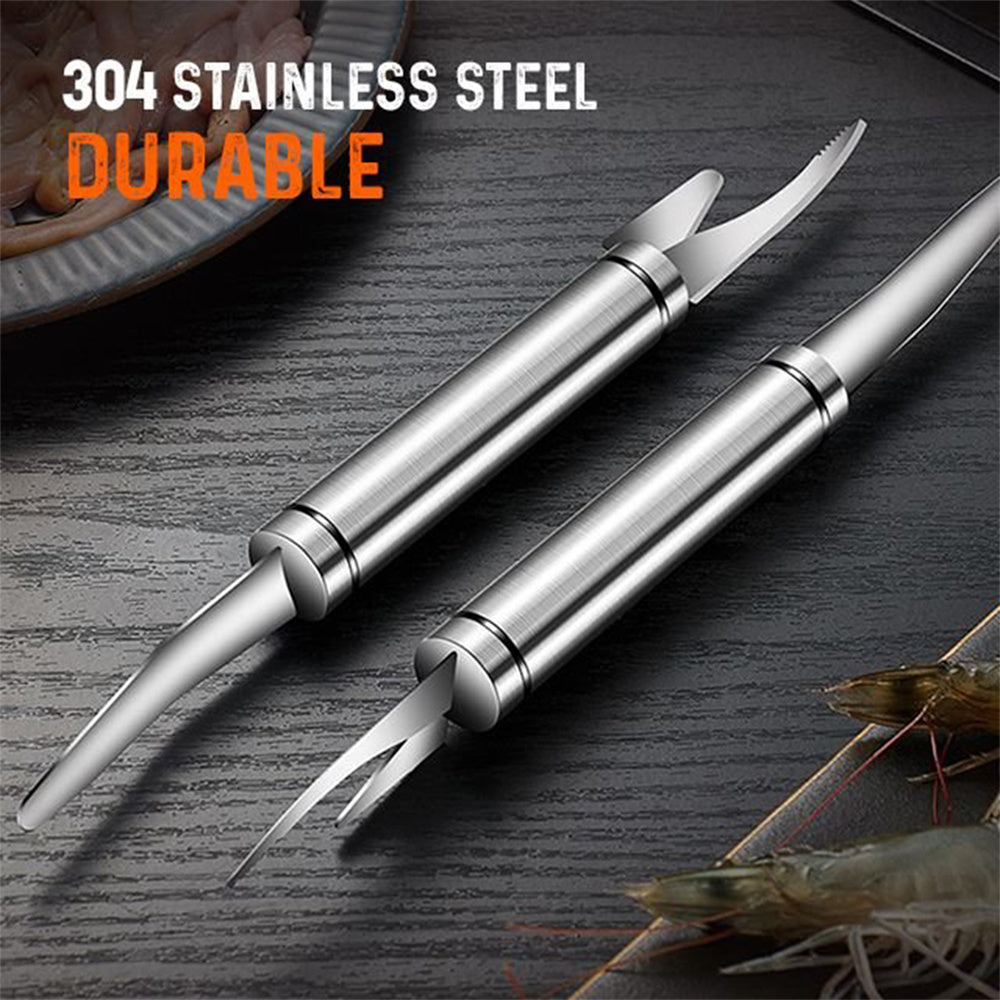 Multifunctional Stainless Steel Shrimp Remover Shrimp Line Fish Kitchen Gym From House