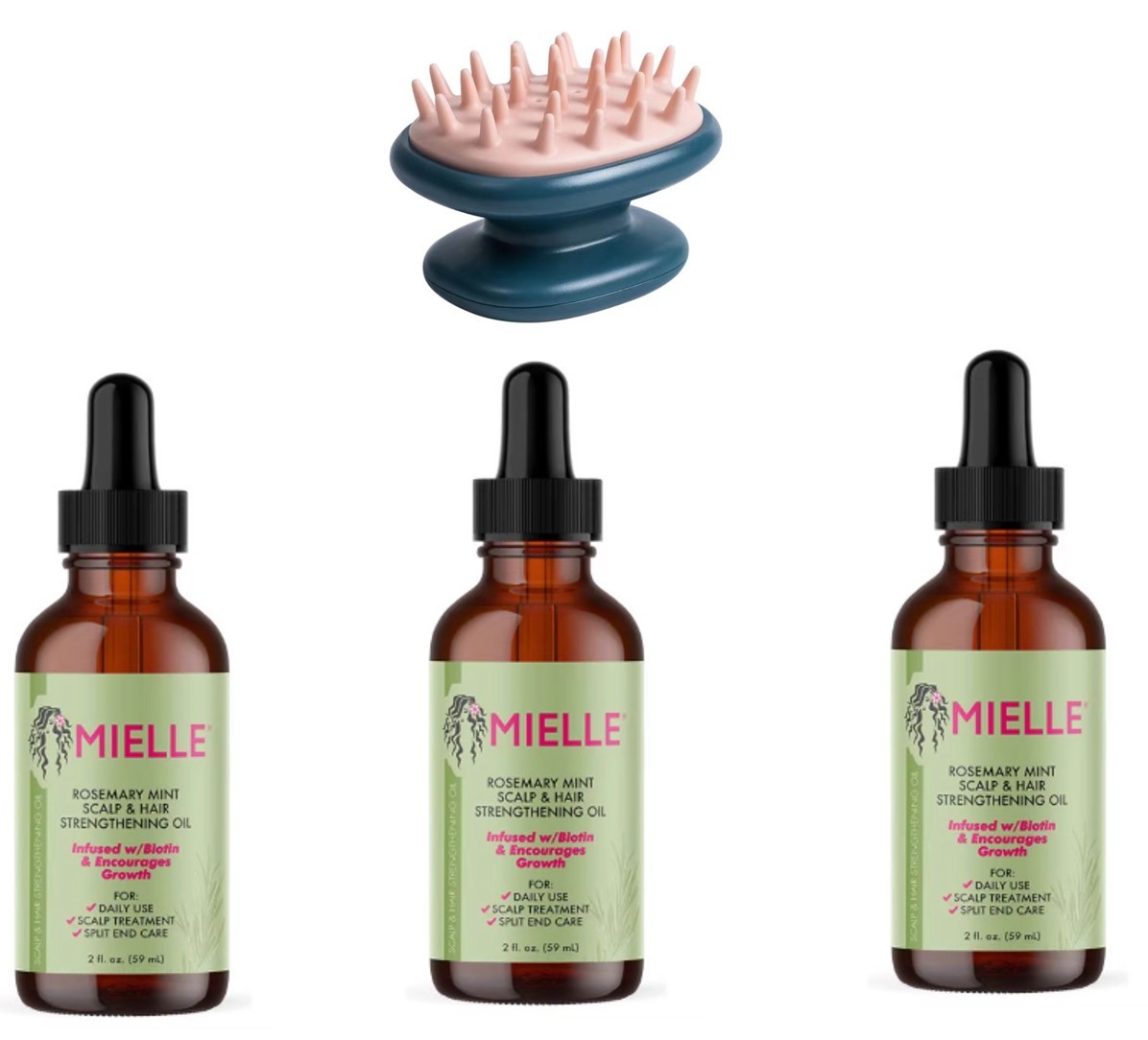 MIELLE Mint Scalp Hair Strengthening Oil Beauty DealSniper.net Set3