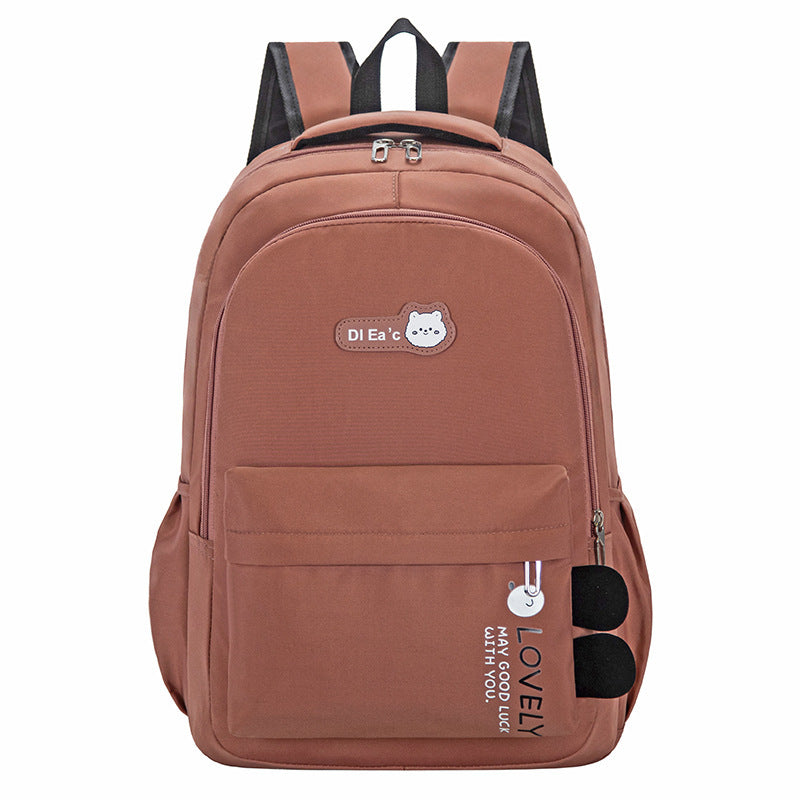 Schoolbag Fashion Casual Large Capacity Multi-functional Backpack Men DealSniper.net Watermelon Red 45x30x15cM