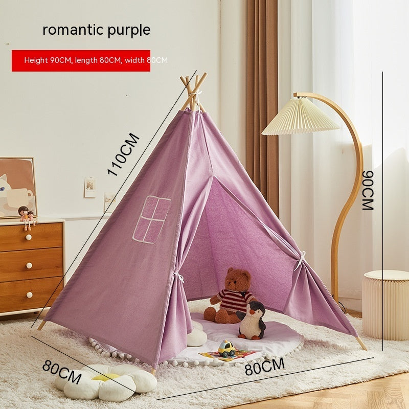 Children's Indoor Tent Princess Castle Play House Toys Pets DealSniper.net 110cm Purple Ordinary Style