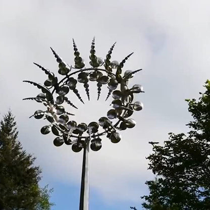 Unique And Magical Metal Windmill Outdoor Dynamic Wind Spinners