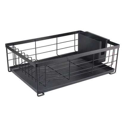 Multifunctional Kitchen Rack For Storage Dish Rack Kitchen DealSniper.net Black