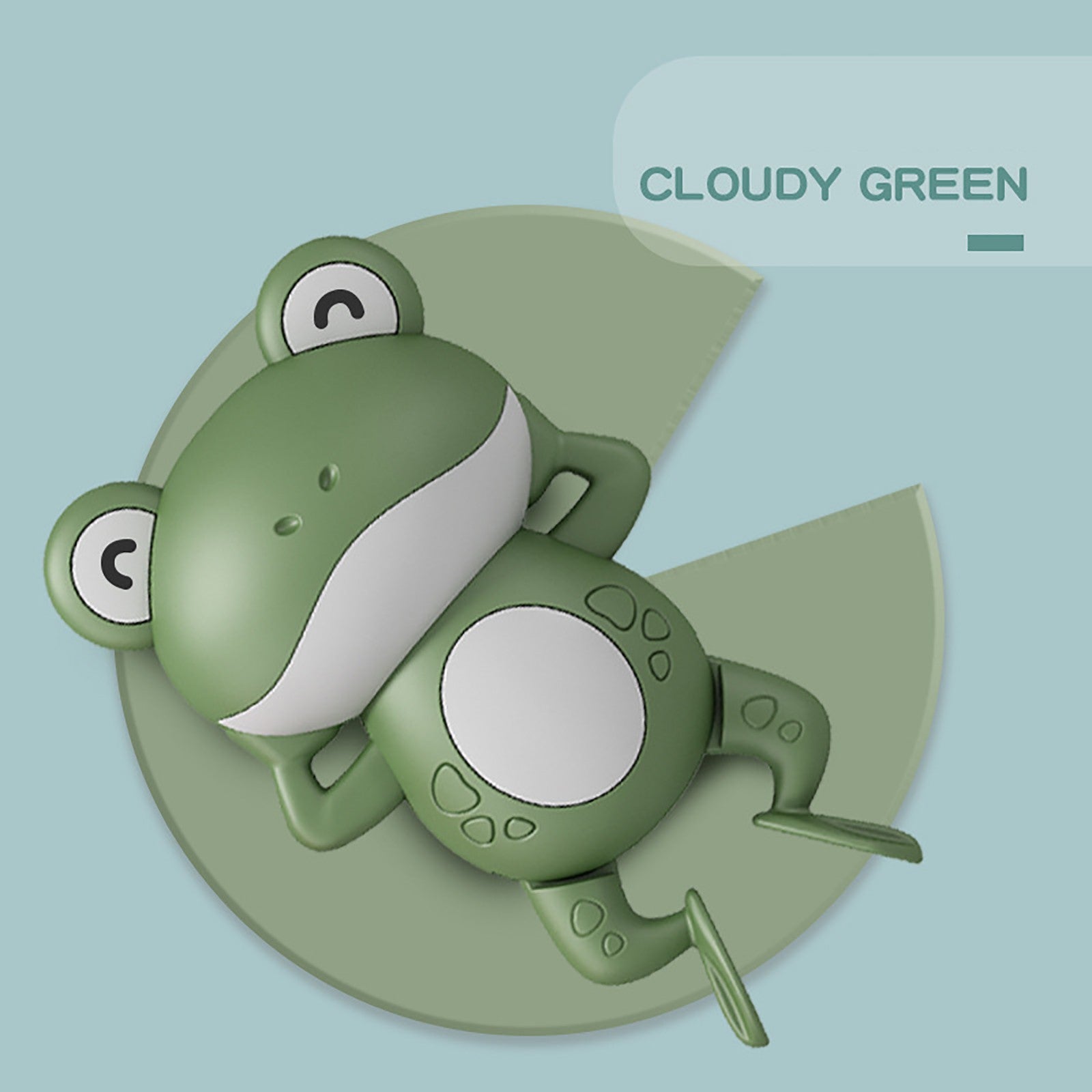Little Frog Bath Toy, Baby Bathroom, Wind-Up Wind-Up Floating Toy Kids Gym From House