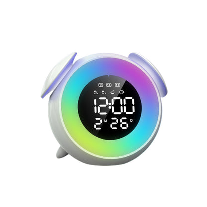 Colorful Ambience Light Multifunctional Electronic Clock