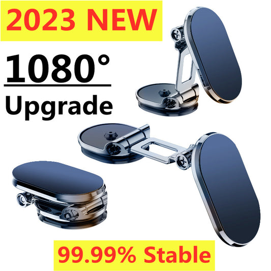 Rotate Metal Magnetic Car Phone Holder Foldable Universal Vehicle Gym From House