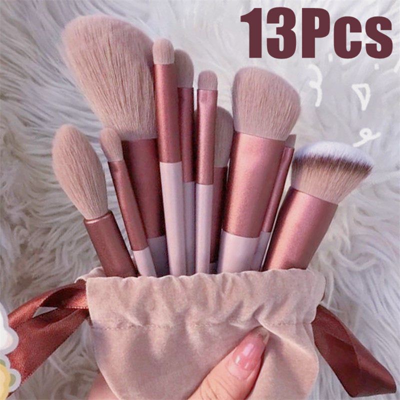 13Pcs Makeup Brush Set Make Up Concealer Brush Blush Powder Beauty dealsniper-net