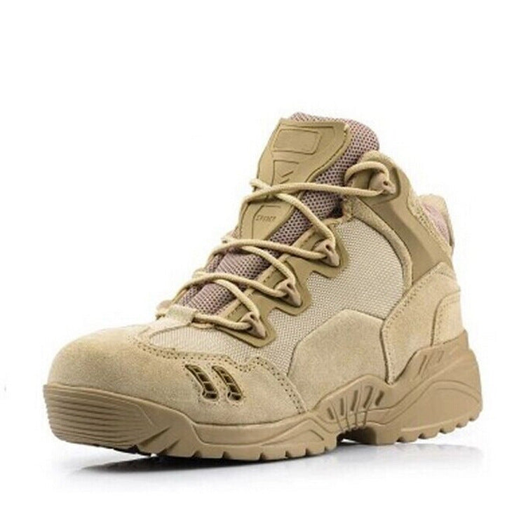 Mens Fashion Casual Low Top Military Boots