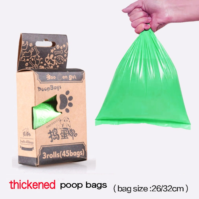 LED Pet Waste Bag Dispenser With Light Capsule Dog Toilet