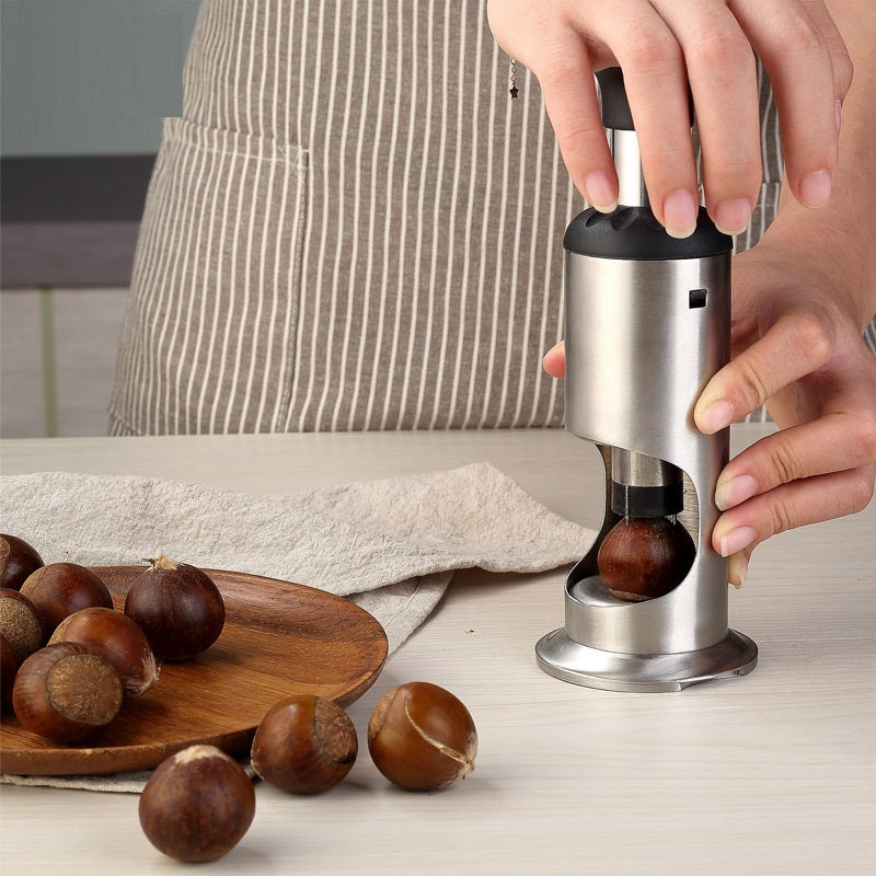 Stainless Steel Chestnut Opener Kitchen Small Tools Household Multifunctional Kitchen dealsniper-net