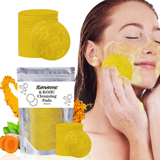 Turmeric Exfoliating Cleansing Pads Compressed Facial Beauty dealsniper-net