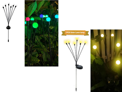 Simulation Firefly Solar Light Outdoor Garden Decoration Lawn Garden dealsniper-net 6solar Set 2PCS