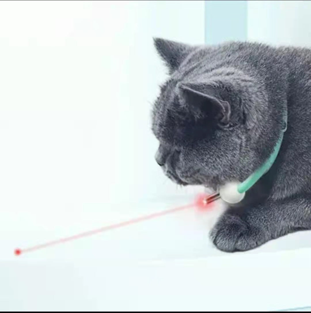 Automatic Cat Teaser Kitty Laser Pen Light Laser Light Pets Gym From House