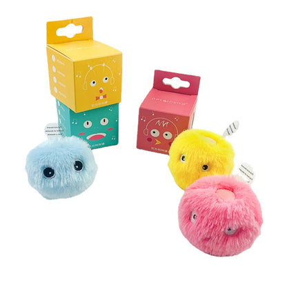 Kitty Calling Ball Toy Light-emitting Cat Teasing Ball Catnip Pets Gym From House Yellow Luminous Plush