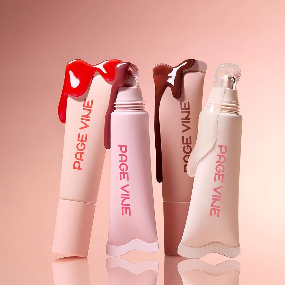 4-color Brightening Lip Balm Moisturizing Exfoliating Lip Gloss Beauty Gym From House