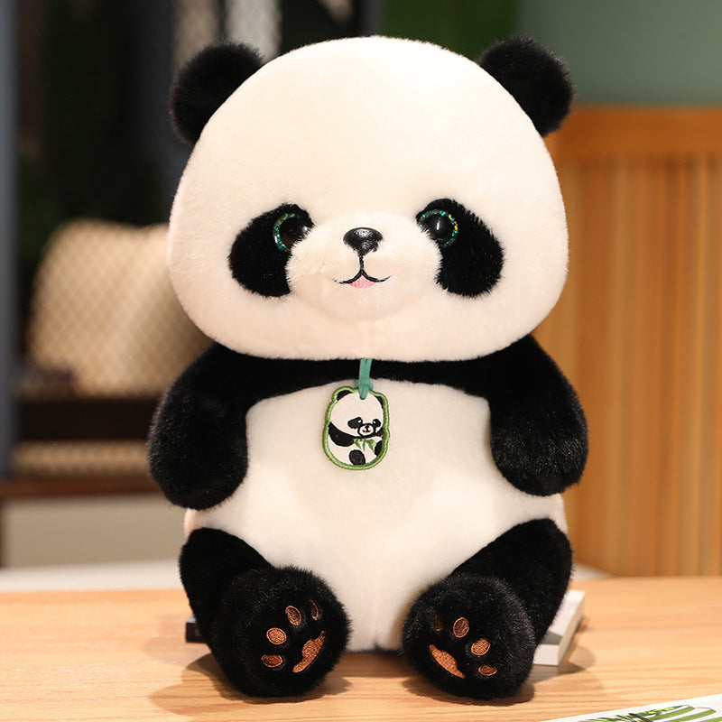 New Cute Giant Panda Mascot Plush Puppet And Doll Kids dealsniper-net