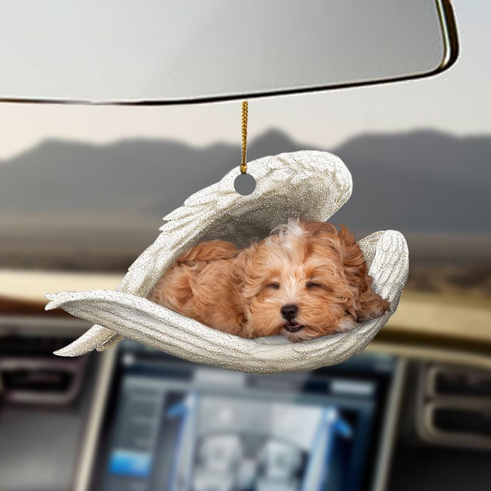 Car Pendant Sleeping Dog Angel Home Decor Acrylic Showcase Hanging Ornaments For Doors Vehicle DealSniper.net 18Style