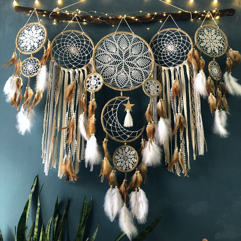 Home Fashion Indian Dream Catcher Pendant Home DealSniper.net Brown