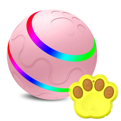 Pet New Cat Wicked Ball Toy Intelligent Ball USB Cat Toys Pets dealsniper-net Pink Upgrade remote control