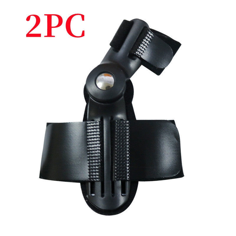 Hallux Valgus Corrector Plastic Toe Correctors Sleeves Health dealsniper-net 2pcs Black