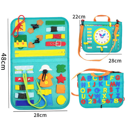 New Busy Book Children's Busy Board Dressing Kids dealsniper-net E