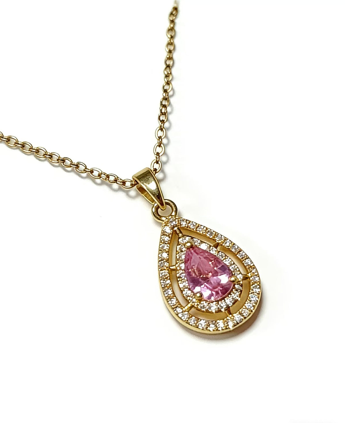 Lucky Water Drop Necklace For Women,Trendy Fashion Jewelry Gym From House 0010