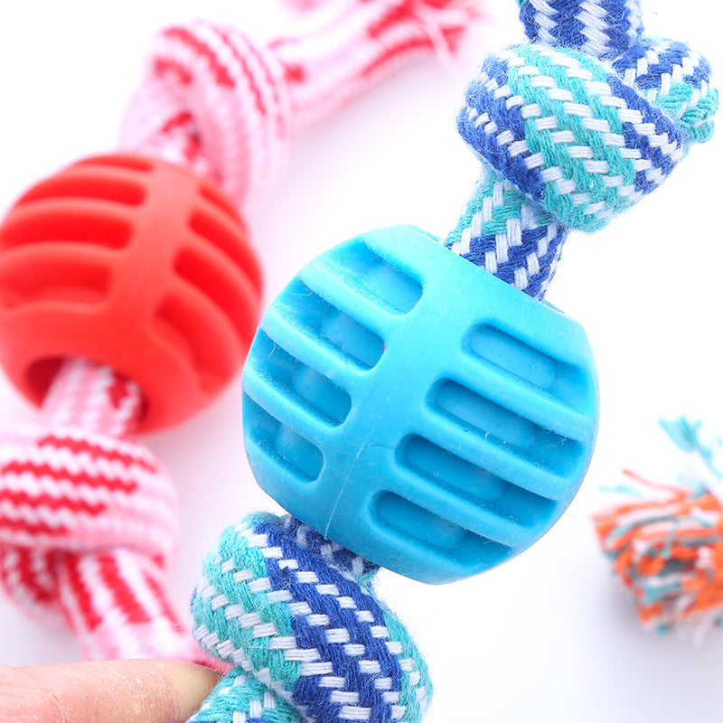 Dog Bite-resistant Teeth Cleaning Pets Toys Ball Pets Gym From House