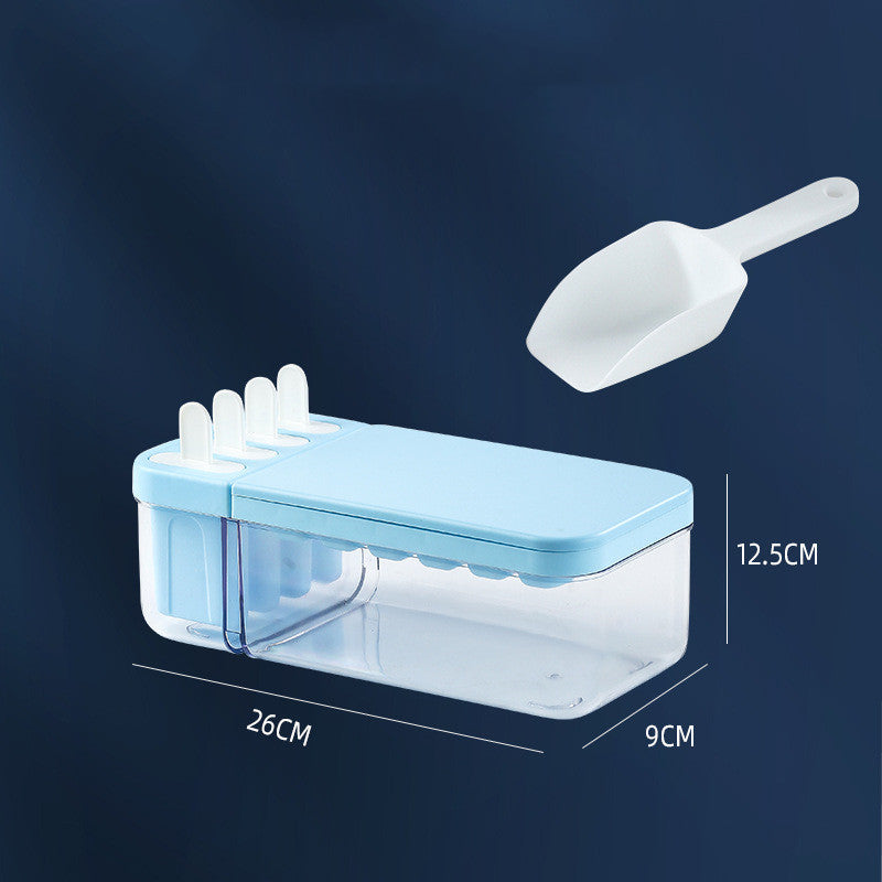 Three In One Ice-cream Mould For Home Use Kitchen DealSniper.net Blue Ice Box