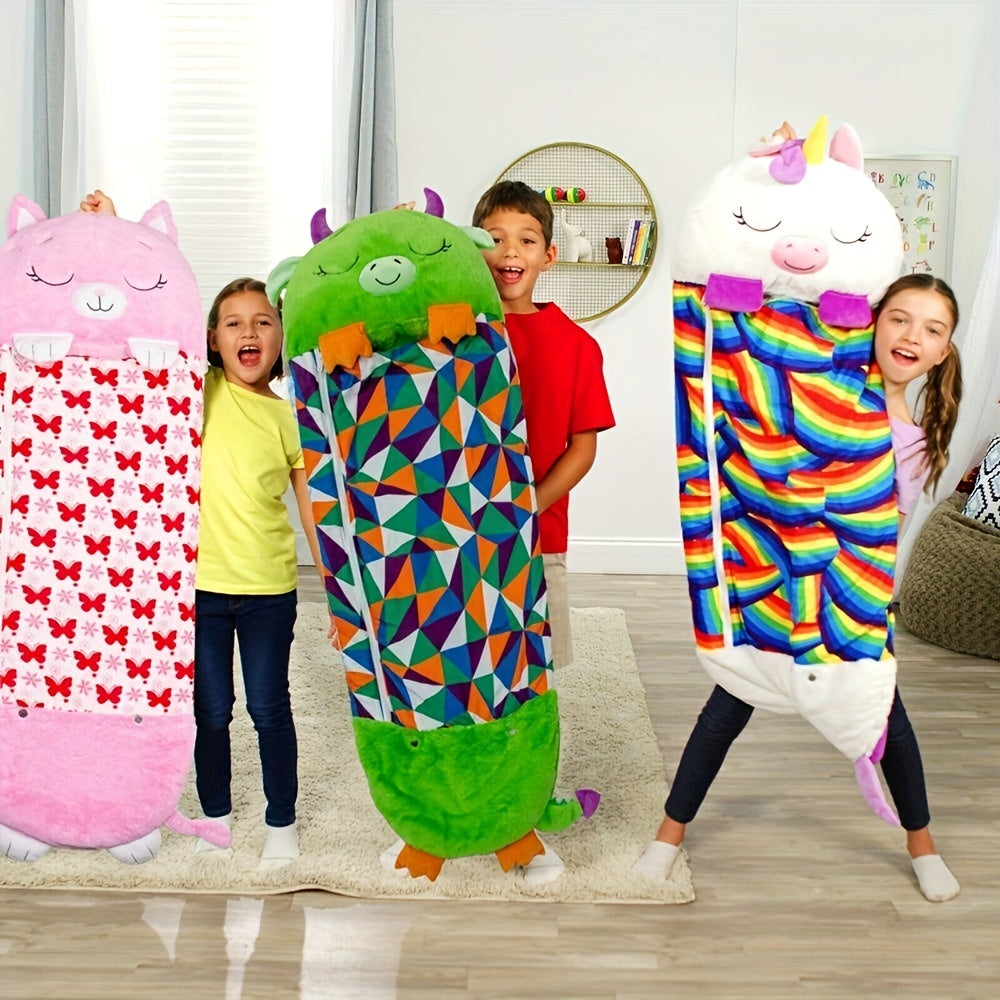 Kids Sleeping Bag, Soft Sleepy Sack For Kids & Toddlers  Easy Roll Up Design For School, Daycare  Children Sleeping Bags Play Pillow Sleep Sack