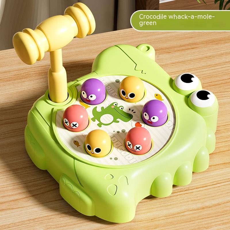 Handheld Crocodile Children's Beating Educational Toys Kids DealSniper.net Green