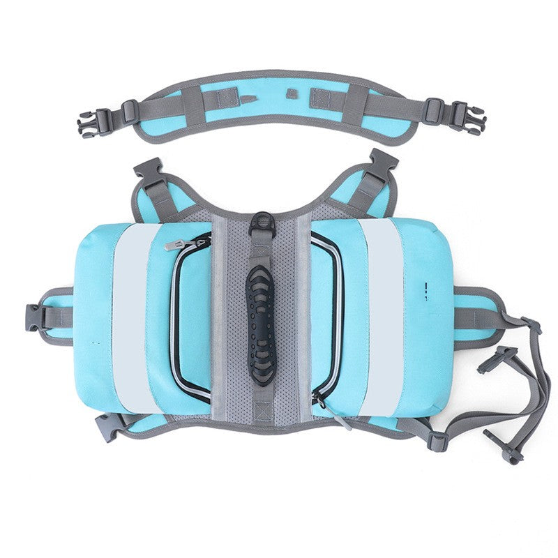 Outdoor Large Dog Backpack For Pets Pets dealsniper-net Blue