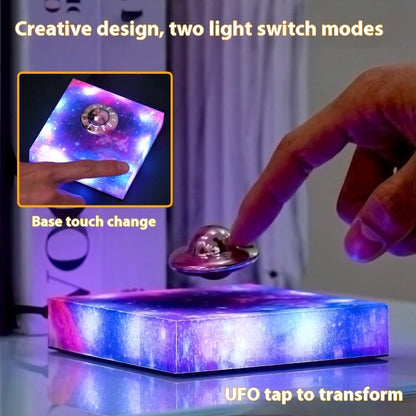 Levitating UFO Color Galaxy Lamp Magnetic Suspension UFO Kids dealsniper-net